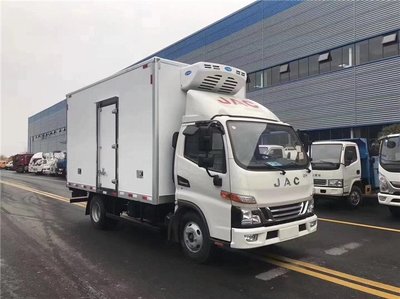 厢式冷藏车 4米2海鲜冷柜车 江淮冷藏货柜车 厂家直供价格美丽
